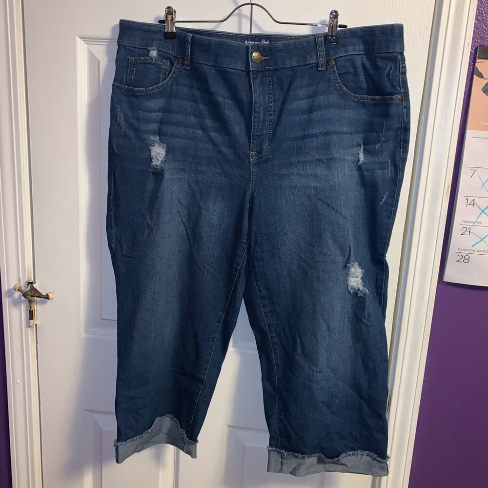 Denim Capris